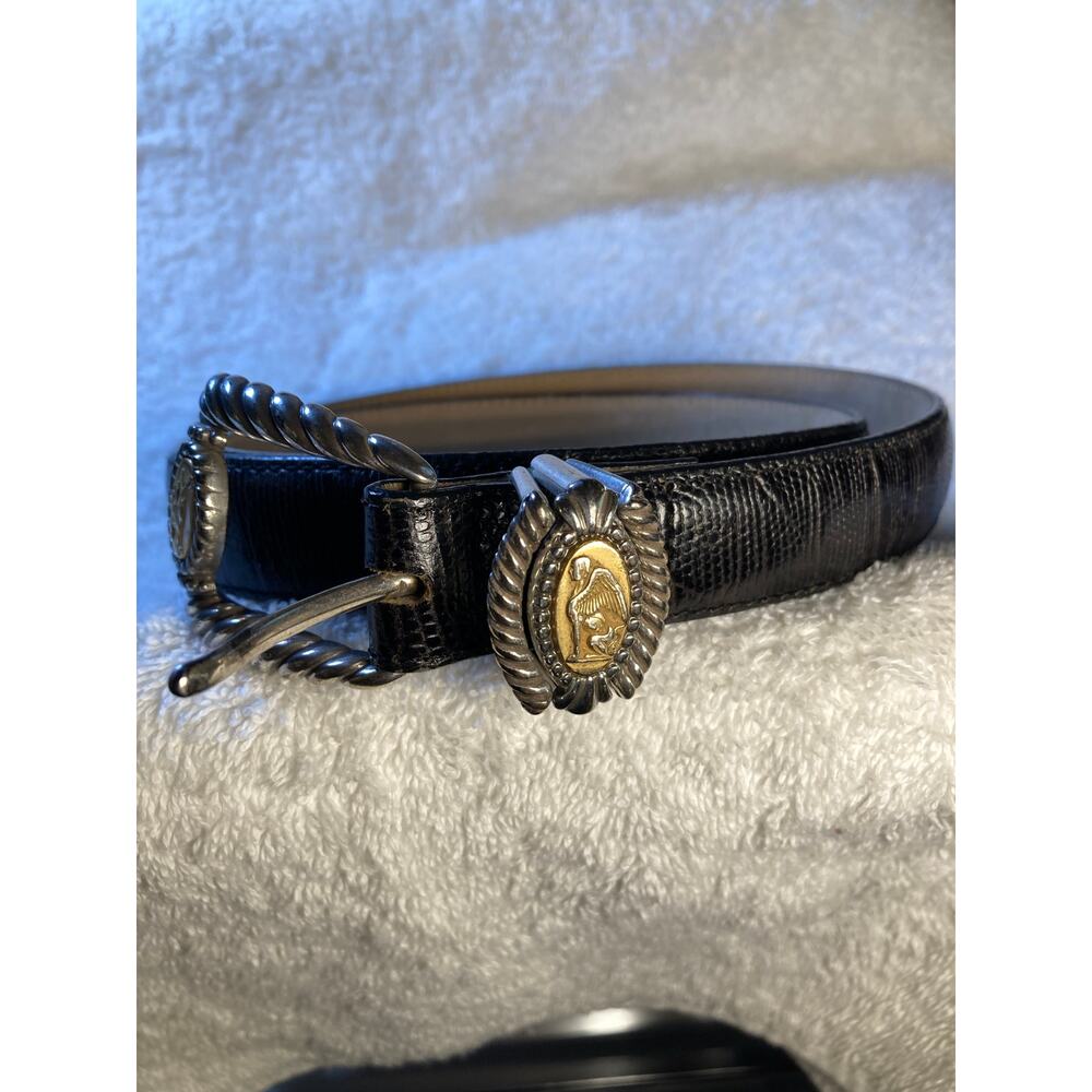 Vintage Brighton Belt Museum Collection - Black Leather - Size L